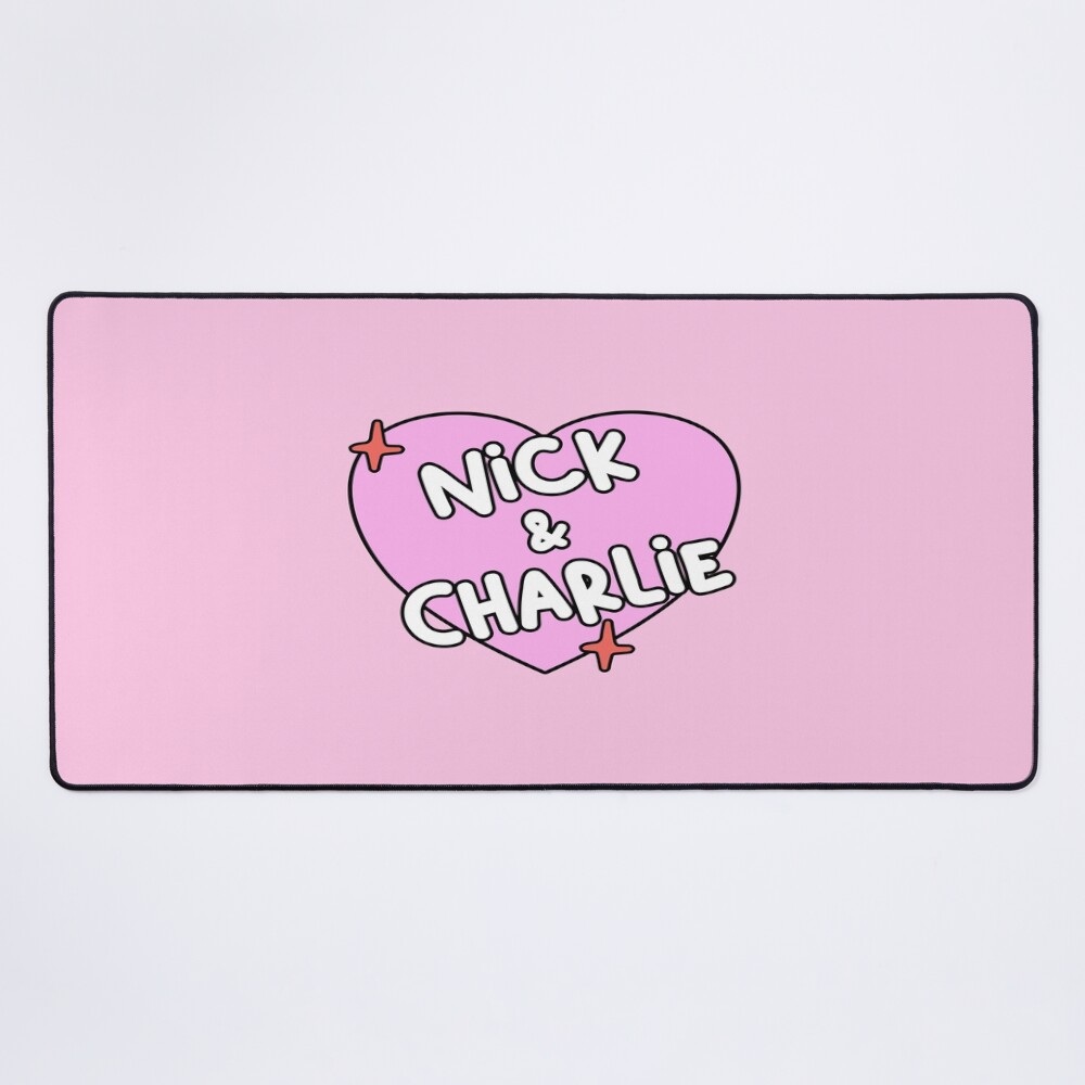 Nick And Charlie Heartstopper Name Mouse Pad