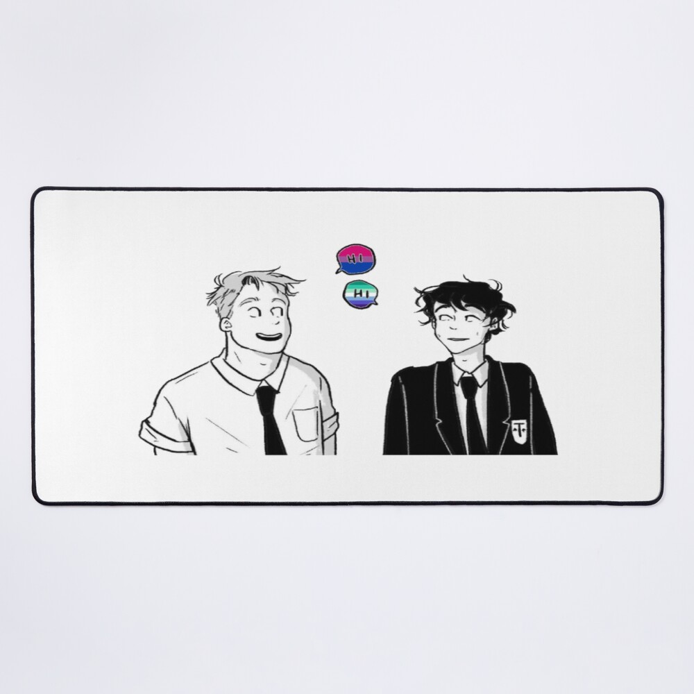 Nick And Charlie Heartstopper Mouse Pad
