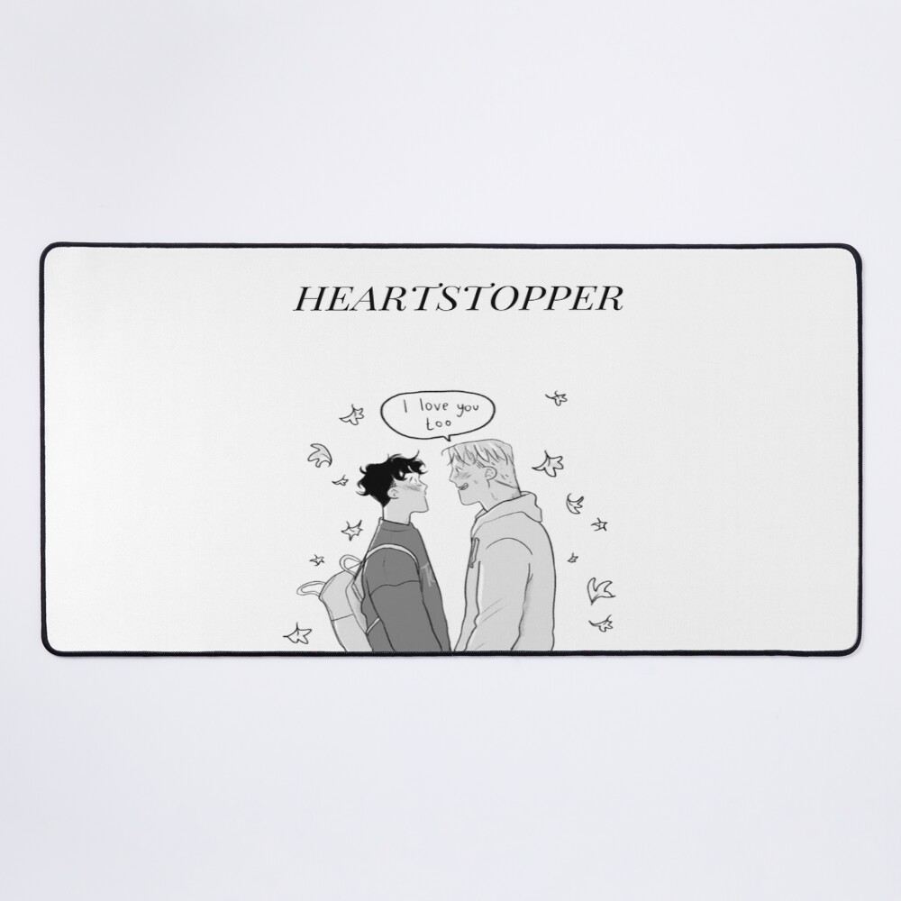 Heartstopper Couple Mouse Pad