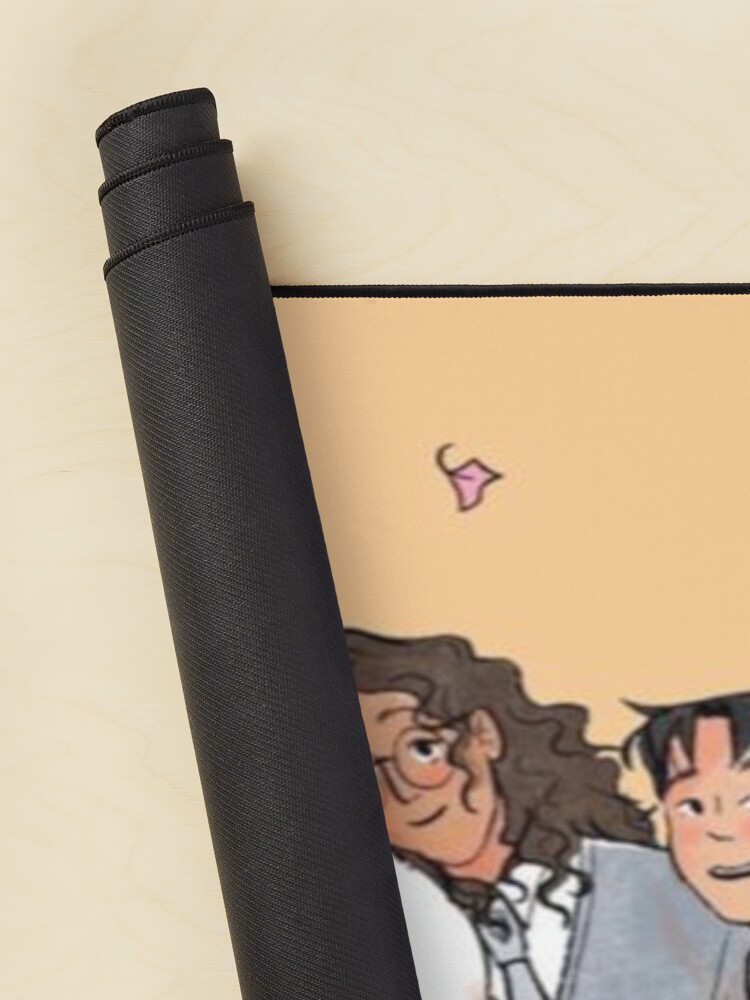 Heartstopper Cast Members Cartoon Mouse Pad - Image 2