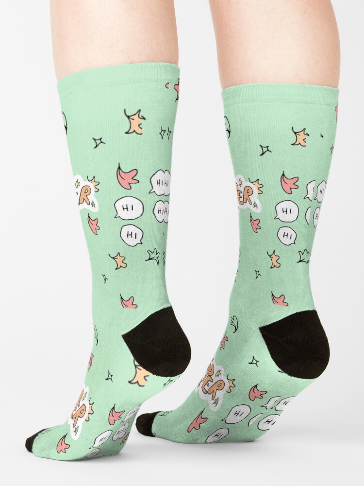 New Heartstopper Logo Green Sock - Image 2