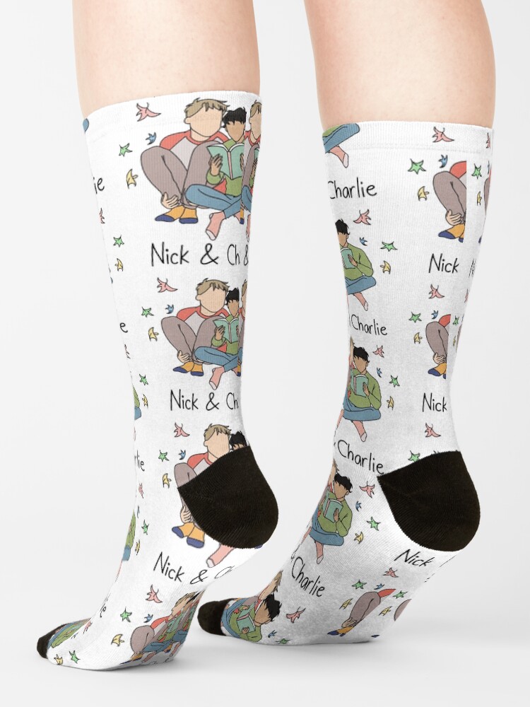 Heartstopper Nick Nelson And Charlie Spring Sock - Image 2