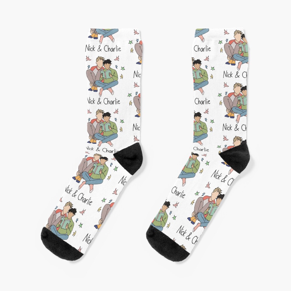 Heartstopper Nick Nelson And Charlie Spring Sock