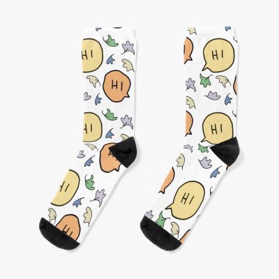 Heartstopper Hi With Leaves Sock