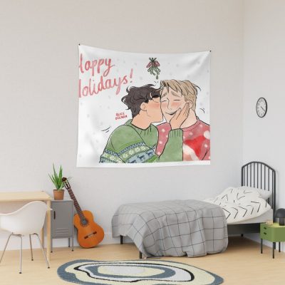Happy Holidays Tapestry