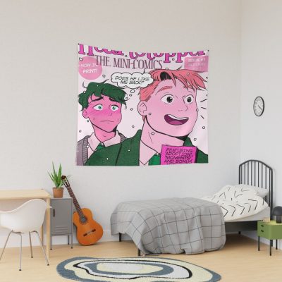 Heartstopper Comics Pink Tapestry
