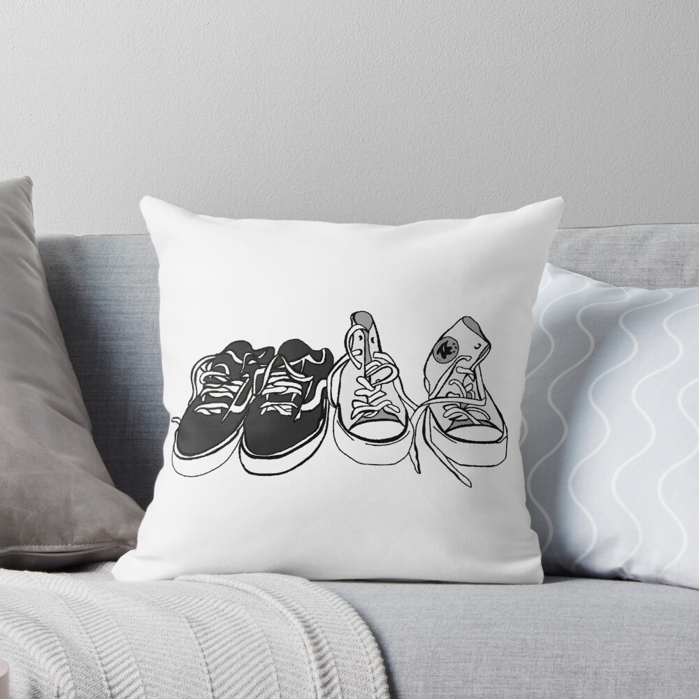 Heartstopper Shoes Throw Pillow