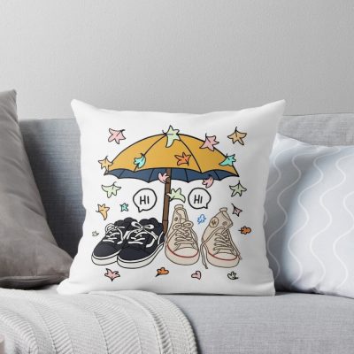 Heartstoppe Hi Two Shoes Throw Pillow