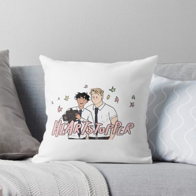 Heartstopper Nick And Charlie Throw Pillow